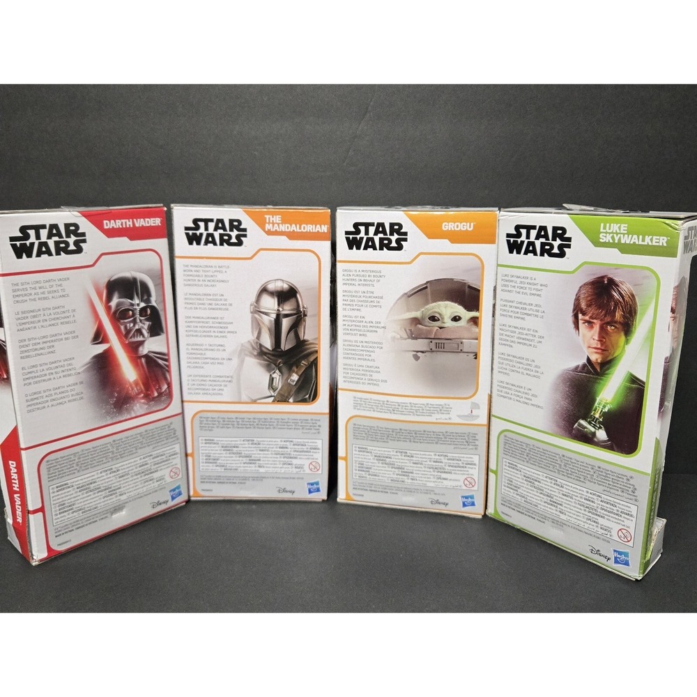 NEW LOT Of 4 Star Wars Figures Skywalker Vader Yoda Mandalorian 2019 - 2022 - Picture 2 of 16